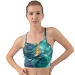 Dolphins Sea Ocean Water Mini Tank Bikini Top