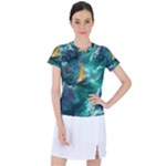 Countryside Landscape Nature Women s Sports Top