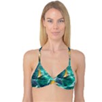 Seascape Boat Sailing Reversible Tri Bikini Top