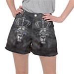 Lion King Of The Jungle Nature Women s Ripstop Shorts