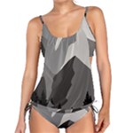 Mountain Wolf Tree Nature Moon Tankini Set