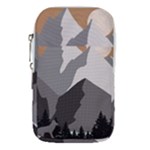 Mountain Wolf Tree Nature Moon Waist Pouch (Large)