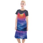 Valley Night Mountains Camis Fishtail Dress