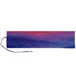 Valley Night Mountains Roll Up Canvas Pencil Holder (L)