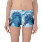 Dolphin Swimming Sea Ocean Reversible Boyleg Bikini Bottoms