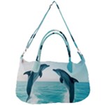 Dolphin Sea Ocean Removable Strap Handbag