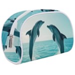 Dolphin Sea Ocean Make Up Case (Medium)