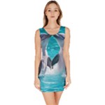 Dolphins Sea Ocean Bodycon Dress