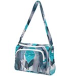 Dolphins Sea Ocean Front Pocket Crossbody Bag