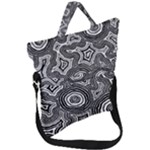  	Product:233568872  Authentic Aboriginal Art - After The Rain Men s Zip Ski and Snowboard Waterproof Breathable Jacket Authentic Aboriginal Art - Pathways Black And White Fold Over Handle Tote Bag