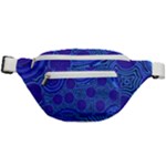 Authentic Aboriginal Art - Rivers Around Us Fanny Pack