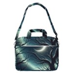 Moon Moonlit Forest Fantasy Midnight MacBook Pro 16  Shoulder Laptop Bag