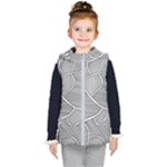 Authentic Aboriginal Art - Farm-lands3 Kids  Hooded Puffer Vest