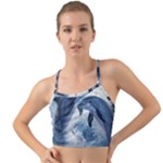 Dolphins Sea Ocean Water Mini Tank Bikini Top
