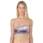 Silk Waves Abstract Bandeau Top