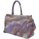 Silk Waves Abstract Duffel Travel Bag