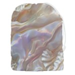 Silk Waves Abstract Drawstring Pouch (3XL)