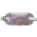 Silk Waves Abstract Rounded Waist Pouch