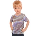 Silk Waves Abstract Kids  Sports T-Shirt