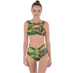 Countryside Landscape Nature Bandaged Up Bikini Set 