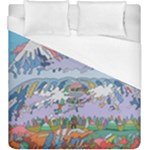 Art Psychedelic Mountain Duvet Cover (King Size)
