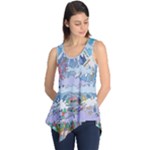 Art Psychedelic Mountain Sleeveless Tunic