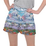 Art Psychedelic Mountain Women s Ripstop Shorts