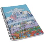 Art Psychedelic Mountain 5.5  x 8.5  Notebook
