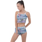 Art Psychedelic Mountain Summer Cropped Co-Ord Set