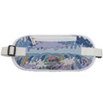 Art Psychedelic Mountain Rounded Waist Pouch