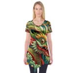 Chinese New Year – Year of the Dragon Short Sleeve Tunic 