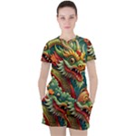 Chinese New Year – Year of the Dragon Women s T-Shirt and Shorts Set