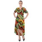 Chinese New Year – Year of the Dragon Front Wrap High Low Dress