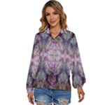 Blended butterfly Women s Long Sleeve Button Up Shirt