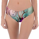 Love Amour Butterfly Colors Flowers Text Reversible Classic Bikini Bottoms