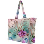 Love Amour Butterfly Colors Flowers Text Simple Shoulder Bag