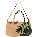 Arch Stairs Sun Branches Leaves Boho Bohemian Botanical Minimalist Nature Removable Strap Handbag