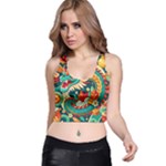 Chinese New Year – Year of the Dragon Racer Back Crop Top