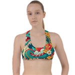 Chinese New Year – Year of the Dragon Criss Cross Racerback Sports Bra