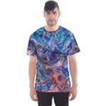 Kaleidoscopic currents Men s Sport Mesh T-Shirt