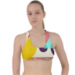 Bicycle, Geometric Figures, Art, Criss Cross Racerback Sports Bra