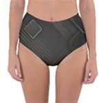  Reversible High-Waist Bikini Bottoms