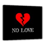 No Love, Broken, Emotional, Heart, Hope Canvas 24  x 20  (Stretched)