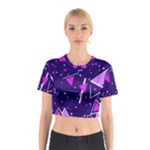 Triangles, Triangle, Colorful Cotton Crop Top