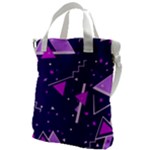Triangles, Triangle, Colorful Canvas Messenger Bag