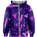 Triangles, Triangle, Colorful Kids  Zipper Hoodie Without Drawstring