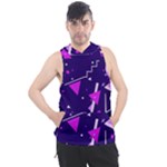 Triangles, Triangle, Colorful Men s Sleeveless Hoodie