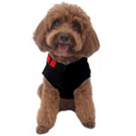 Abstract Black & Red, Backgrounds, Lines Dog Sweater