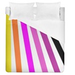 Colorful Multicolor Colorpop Flare Duvet Cover (Queen Size)