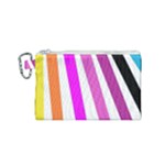 Colorful Multicolor Colorpop Flare Canvas Cosmetic Bag (Small)